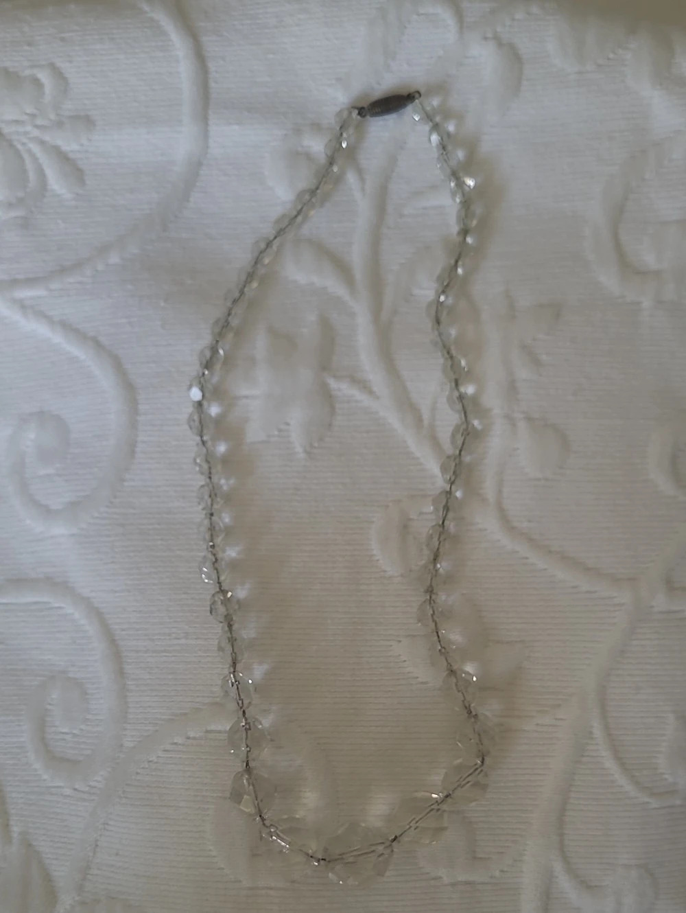 Clear Beaded Necklace